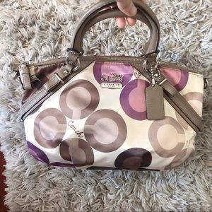 Coach shoulder bag Sophia Madison Op art